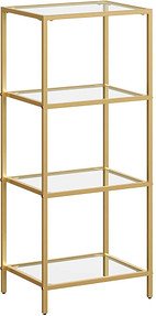 VASAGLE Bücherregal gold 40,0 x 30,0 x 95,0 cm