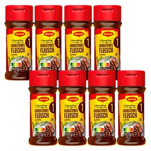 Maggi® gebratenes Fleisch mit Pfeffer Gewürzmischung, 8x 78,0 g