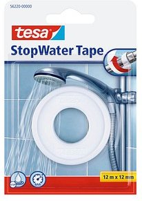 Thumbnail - tesa StopWater Tape Dichtungsband weiß 12,0 mm x 12,0 m 1 Rolle