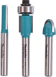makita D-30209 Fräser-Set 3-teilig