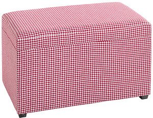 Thumbnail - HAKU Möbel Sitztruhe 25430 rot, weiß Holz 65,0 cm