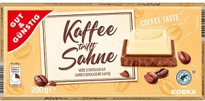 GUT&GÜNSTIG Kaffee trifft Sahne Schokolade 200,0 g