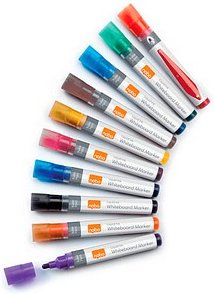 Thumbnail - nobo Liquid Ink Whiteboard-Marker farbsortiert 3,0 mm, 10 St.