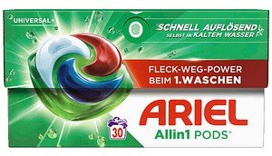 ARIEL UNIVERSAL+ Allin1 PODS Waschmittel Caps, 30 St.
