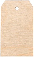 Rayher Geschenkanhänger natur Holz ohne Motiv, 1 St.