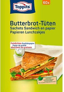Toppits Butterbrottüten, 60 St.