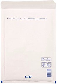 Thumbnail - VP Luftpolstertaschen G/17 weiß für DIN A4, 100 St.