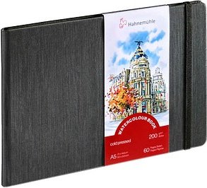 HAHNEMÜHLE Querformat Wassermalbuch, 1 St.