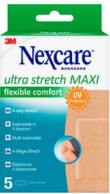 Nexcare™ Pflaster Ultra Stretch MAXI Flexible Comfort N8-5-1M beige 5,0 x 10,1 cm, 5 St.