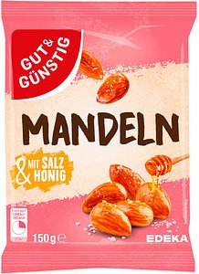 GUT&GÜNSTIG Mandeln salz & honig 150,0 g