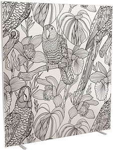 PAPERFLOW Trennwand easyScreen Tropical, 62463 bunt 160,0 x 173,4 cm, 1 St.