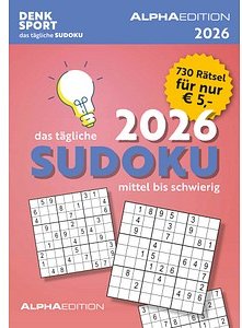ALPHAEDITION Abreißkalender Sudoku 2026