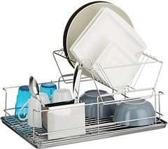 Thumbnail - relaxdays Abtropfgestell silber