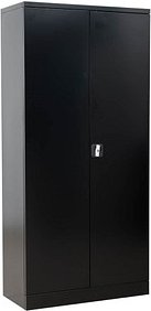 Gürkan Putzmittelschrank 110092 schwarz 92,0 x 42,0 x 195,0 cm, aufgebaut, 1 St.