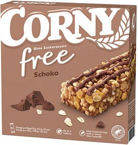 CORNY free Schoko Müsliriegel 6 Riegel