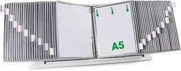 Thumbnail - tarifold Sichttafelsystem 435500 DIN A5 grau mit 50 St. Sichttafeln, 1 St.