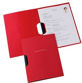 OXFORD Bewerbungsmappen Excellent DIN A4 rot, 10 St.