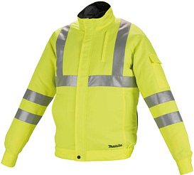 makita unisex Akku-Kühljacke DFJ214ZM neongelb Größe M