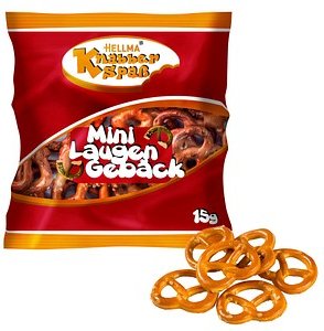 HELLMA Knabberspaß Mini Laugengebäck Gebäck 70x 15,0 g