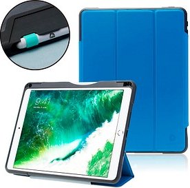 DEQSTER Rugged Case #RQ1 Tablet-Hülle für Apple iPad 7. Gen (2019), iPad 8. Gen (2020), iPad 9. Gen (2021) blau