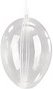 Rayher Plastik-Figur transparent Ei 2-tlg. 6 cm Ø 6,0 cm, 1 St.
