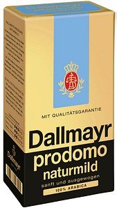 Dallmayr prodomo naturmild Kaffee, gemahlen, Arabicabohnen 500,0 g