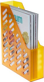 Stehsammler 1601-T-61 orange-transparent Kunststoff, DIN A4