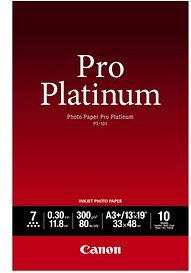 Canon Fotopapier PT-101 DIN A3+ glänzend 300 g/qm 10 Blatt