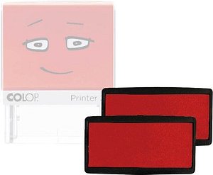 2 COLOP Stempelkissen Nio School brave red 14,1 x 9,2 cm