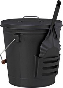 Thumbnail - relaxdays Ascheeimer mit Deckel 19,0 l schwarz