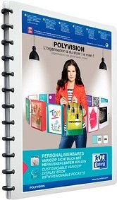 OXFORD Ringmappe vario-zipp weiß, 1 St.