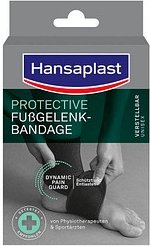 Hansaplast Sprunggelenkbandage PROTECTIVE 02579 schwarz, 1 St.