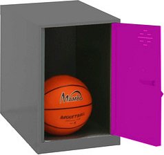 Simonrack Spind SIMONLOCKER DISM anthrazit, pink 8425437117701, 1 Schließfach 40,0 x 50,0 x 47,5 cm