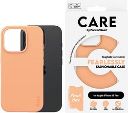 Thumbnail - CARE by PanzerGlass® Fashionable Case Handy-Cover für Apple iPhone 16 Pro orange