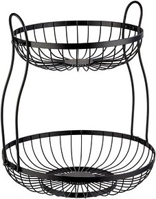 WESTMARK Obstschale Doppio schwarz, 1 St.