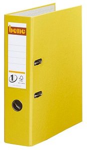 bene No.1 Power Ordner gelb Kunststoff 8,0 cm DIN A4