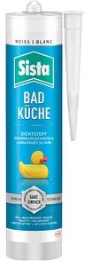 Thumbnail - Sista Dichtstoff Bad & Küche Silikon weiß 280,0 ml