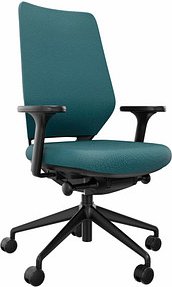 Thumbnail - fm Bürostuhl Asiento, 4260761570945 Stoff blau, Gestell schwarz