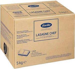 Barilla Classica Lasagne di Semola 5,0 kg