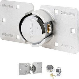 Master Lock® Tür-Zusatzschloss 736EURD silber, 1 St.