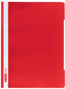 herlitz Schnellhefter Quality Kunststoff rot DIN A4, 1 St.