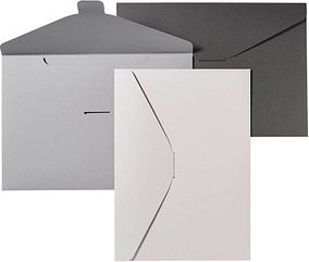 3 VELOFLEX Dokumententaschen Grey Elegance DIN A4 farbsortiert matt 240 g