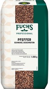 Fuchs schwarzer Pfeffer geschrotet Gewürz, 1,0 kg