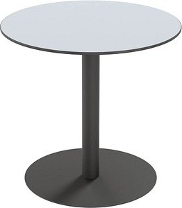 Thumbnail - meet powered by PAPERFLOW Gartentisch CROSS grau rund 80,0 x 80,0 x 75,0 cm