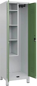 CP Putzmittelschrank Classic Plus 080110-00 S10006 lichtgrau, resedagrün 60,0 x 50,0 x 195,0 cm, aufgebaut