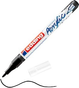 edding 5500 Acrylstift schwarz 0,7 - 1,0 mm, 1 St.