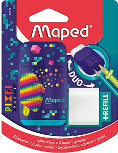 maped Radiergummi PIXEL PARTY lila, 1 St.