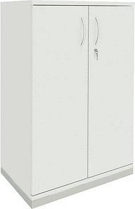 fm Aktenschrank Sidney, 4260672330713 weiß 2 Fachböden 80,0 x 44,2 x 113,3 cm