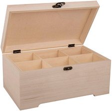 Thumbnail - Rayher Bastelholz natur Schatulle mit Einsatz, 1 St.