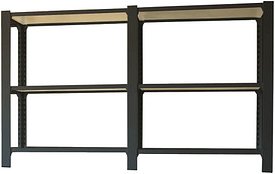 Thumbnail - Simonrack Weitspannregal OFFICLICK 8425437108976 anthrazit, weiß 180,0 x 30,0 x 100,0 cm